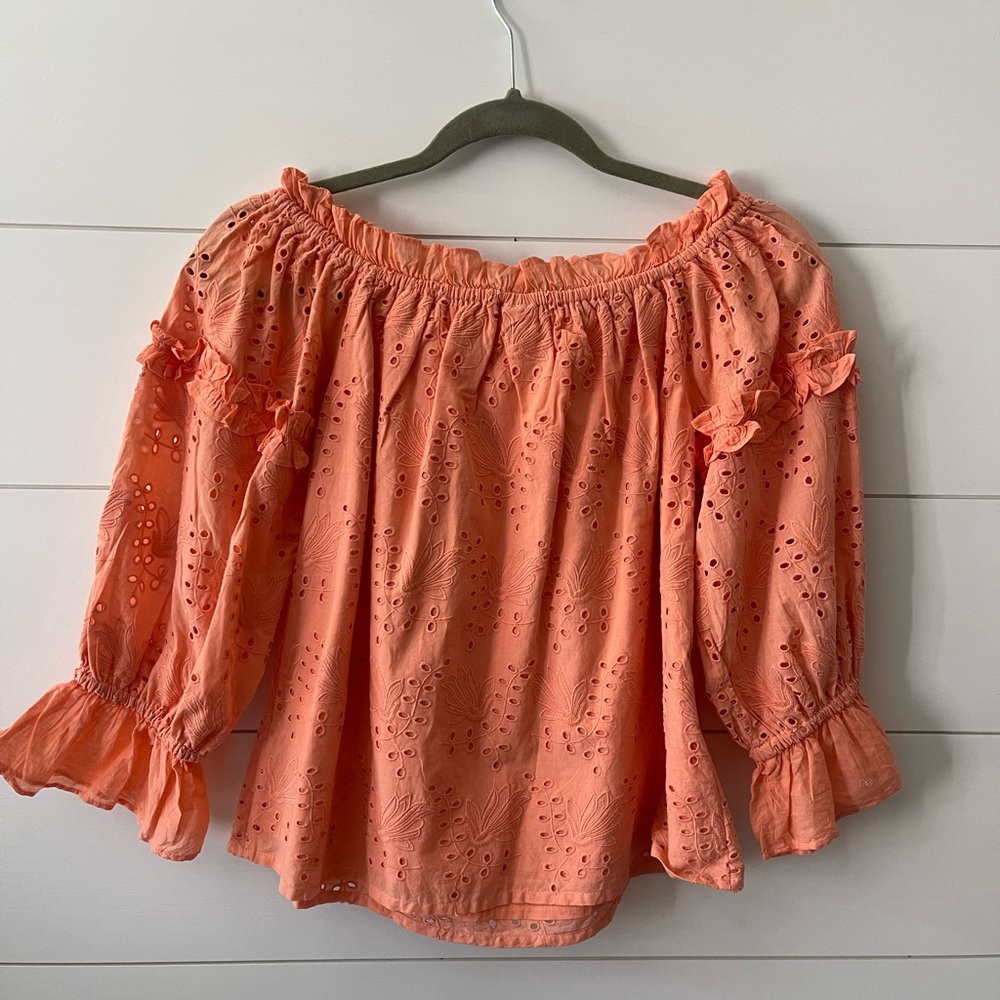 Anthropologie | seen worn kept eyelet top 6 - Picture 4 of 8